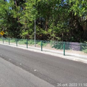 High Security 4' Green roadway